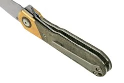 Kizer Comet V3614C1 Brass & Green Micarta, Navaja -Böker || Spyderco || Buck Ventas KZV3614C1 04 kizer