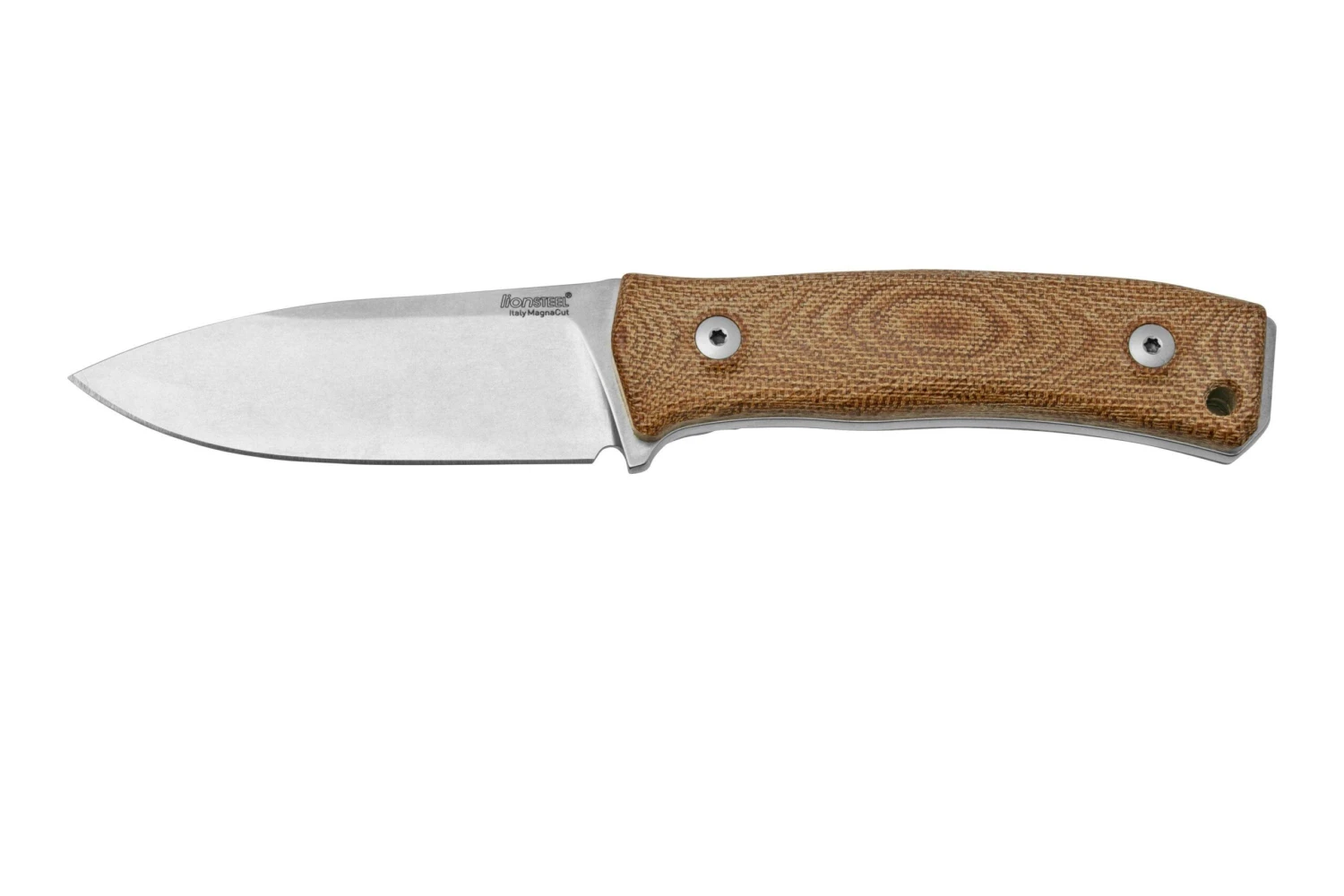 Lionsteel M4 Natural Micarta MagnaCut, KATO Exclusive, M4-MC-CVN Cuchillo Fijo 3 Lionsteel M4 Natural Micarta MagnaCut, KATO Exclusive, M4-MC-CVN Cuchillo Fijo