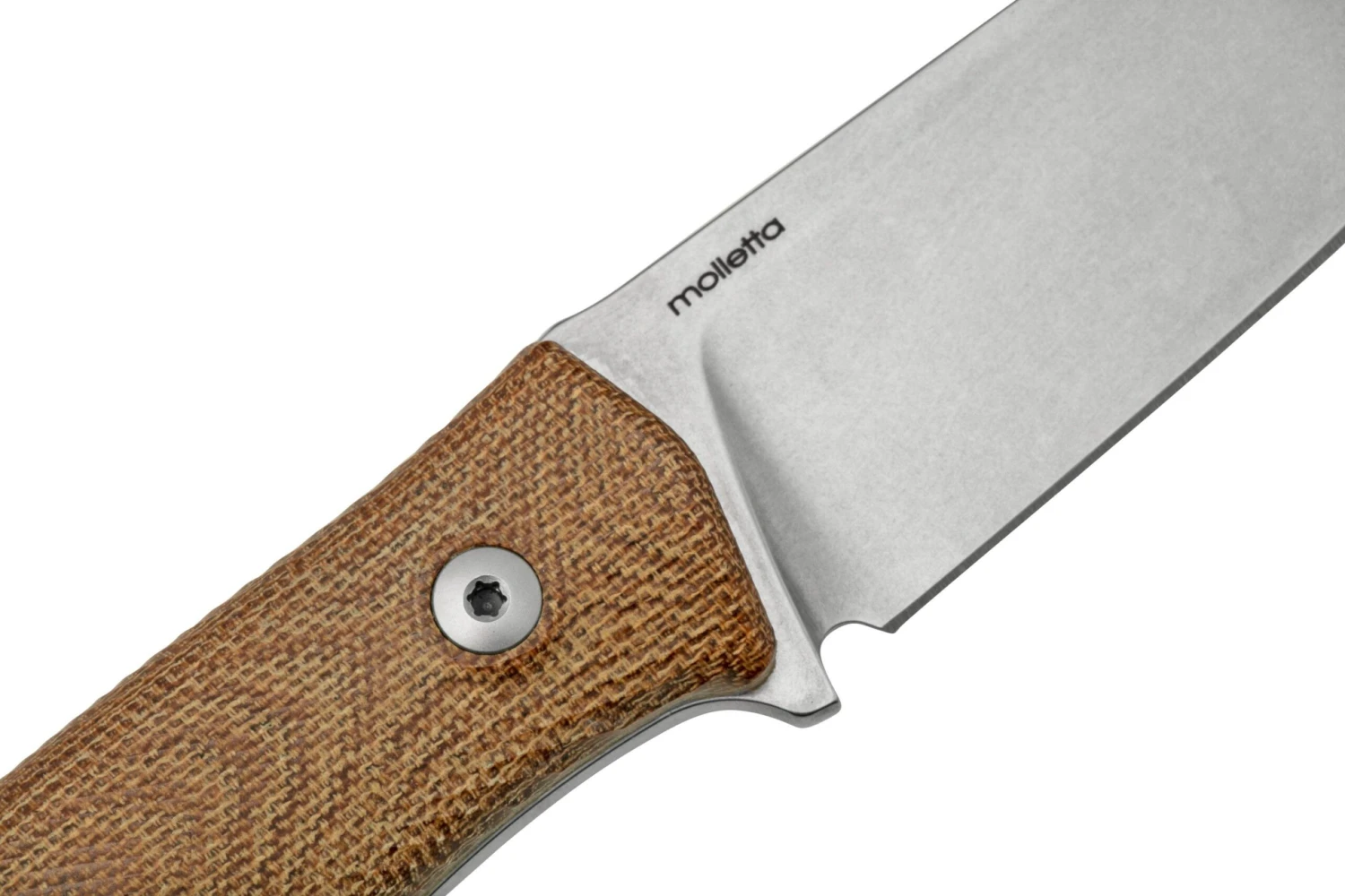 Lionsteel M4 Natural Micarta MagnaCut, KATO Exclusive, M4-MC-CVN Cuchillo Fijo 7 Lionsteel M4 Natural Micarta MagnaCut, KATO Exclusive, M4-MC-CVN Cuchillo Fijo - Imagen 5