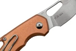 MKM Isonzo FX03-2CO Cleaver Stonewashed, Copper Navaja, Diseño De Jesper Voxnaes -Böker || Spyderco || Buck Ventas MMK FX03 2CO 05 mkm