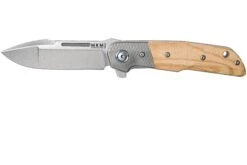 MKM Clap LS01-OT Titanium, Olive Navaja, Bob Terzuola Design