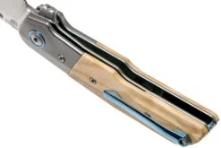 MKM Clap LS01-OT Titanium, Olive Navaja, Bob Terzuola Design 15 MKM Clap LS01-OT Titanium, Olive Navaja, Bob Terzuola Design -Böker || Spyderco || Buck Ventas MMK LS01 OT 05 mkm knives