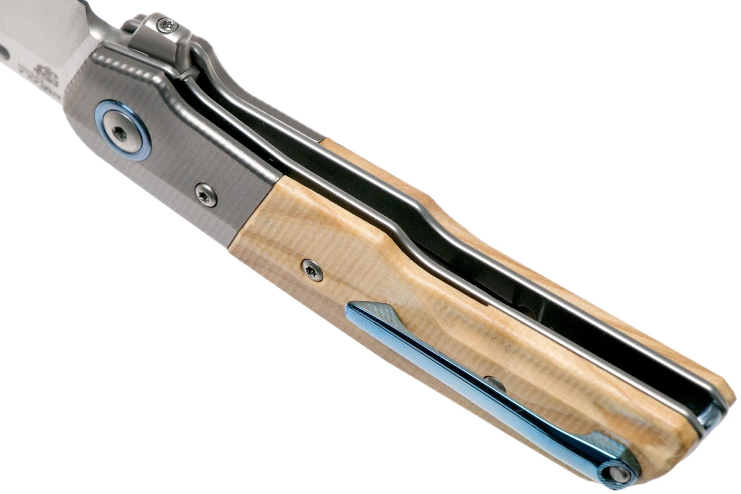 MKM Clap LS01-OT Titanium, Olive Navaja, Bob Terzuola Design 7 MKM Clap LS01-OT Titanium, Olive Navaja, Bob Terzuola Design - Imagen 5