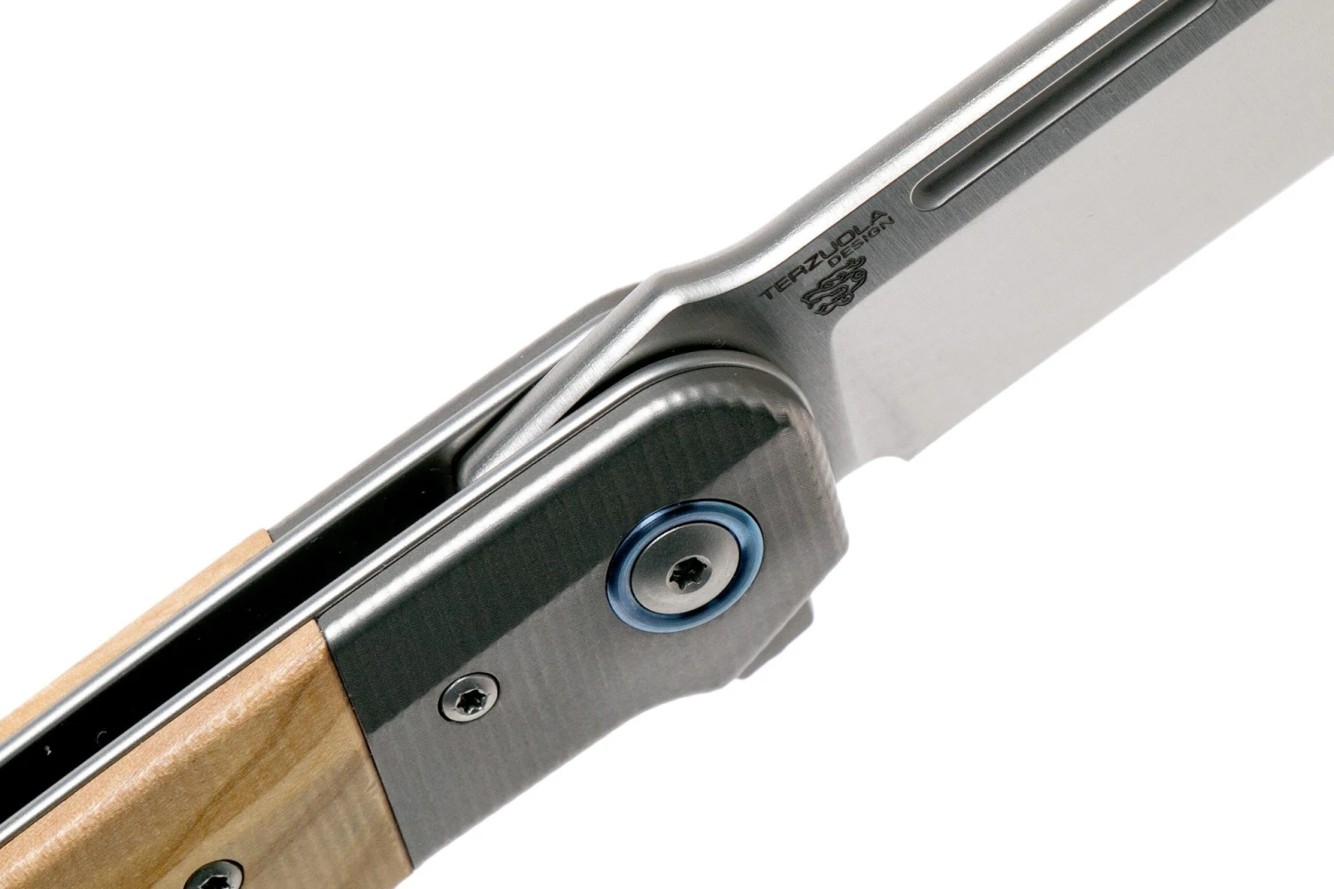 MKM Clap LS01-OT Titanium, Olive Navaja, Bob Terzuola Design 8 MKM Clap LS01-OT Titanium, Olive Navaja, Bob Terzuola Design - Imagen 6