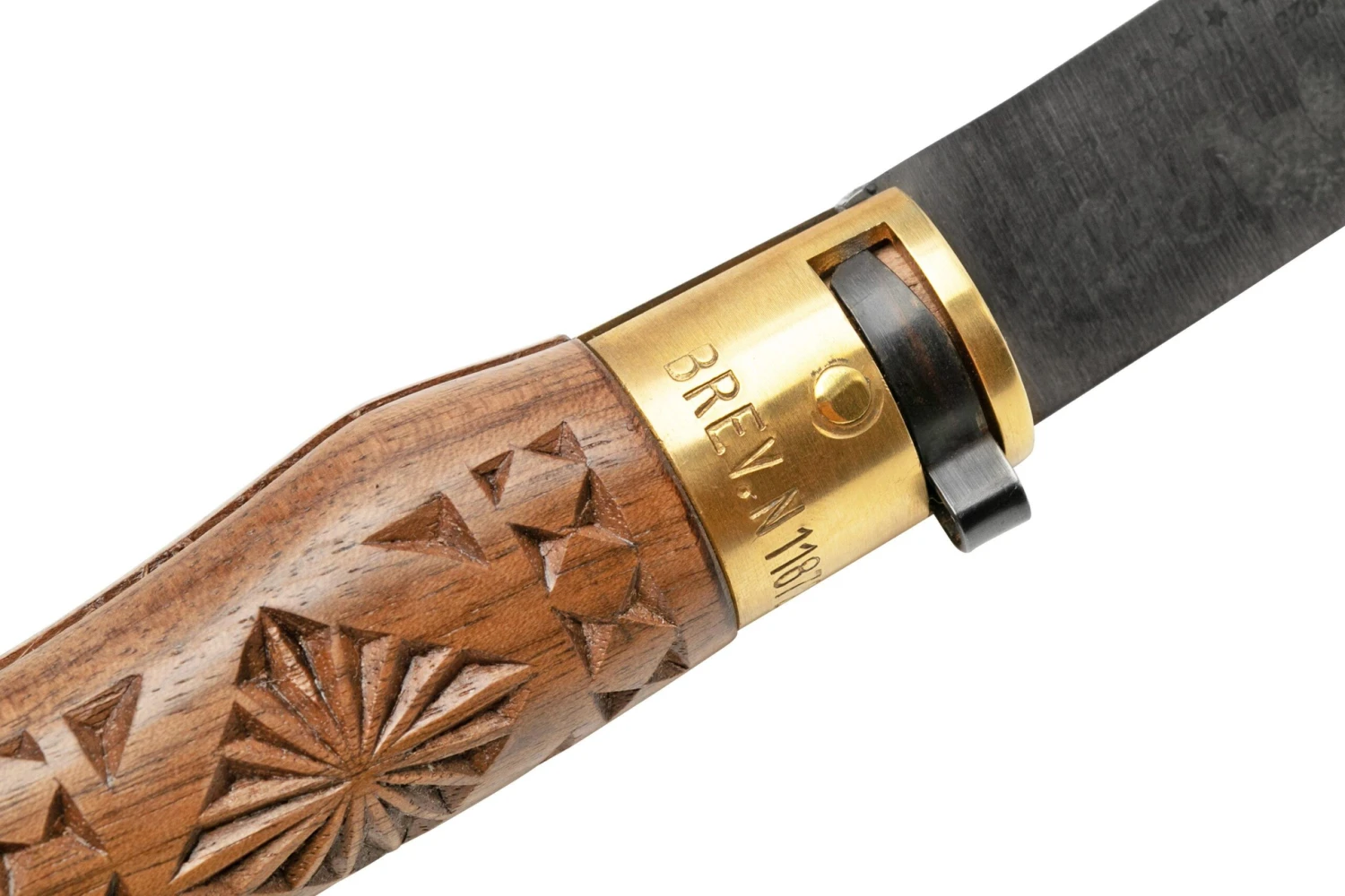 Old Bear Classical Carved Walnut L, 9307-21-LNI Navaja 8 Old Bear Classical Carved Walnut L, 9307-21-LNI Navaja - Imagen 6