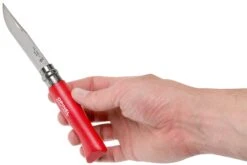 Opinel Navaja No. 08RV Red, Acero Inoxidable, Longitud De La Cuchilla 8,5 Cm -Böker || Spyderco || Buck Ventas OP001981 07 opinel