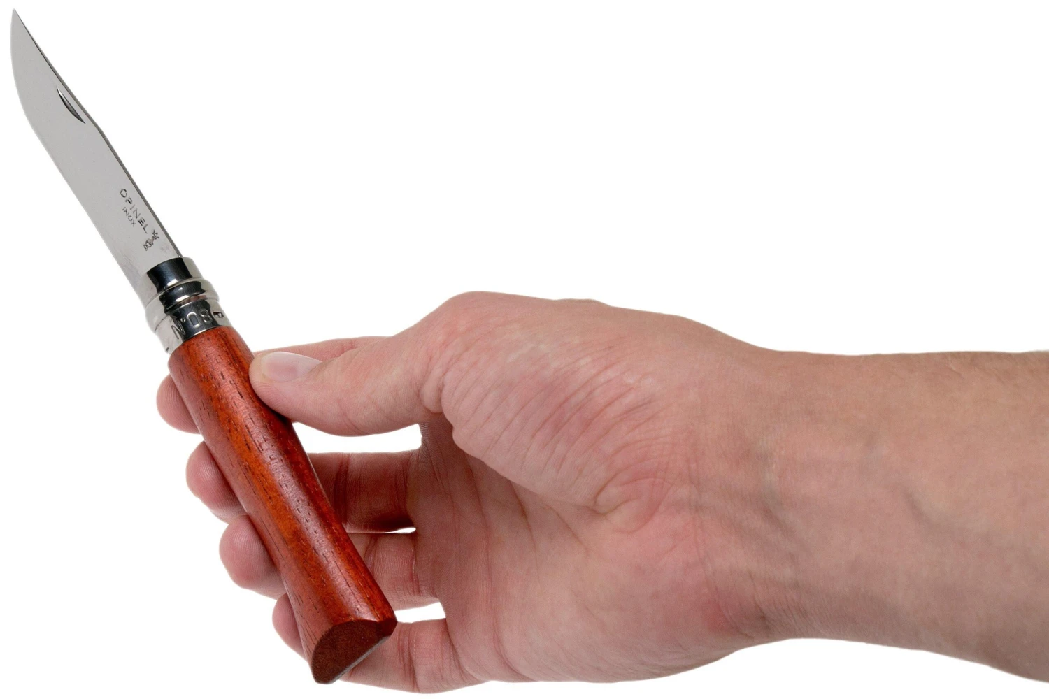 Opinel Navaja No. 8 Luxury Range, Acero Inoxidable, Padouk 10 Opinel Navaja No. 8 Luxury Range, Acero Inoxidable, Padouk - Imagen 8