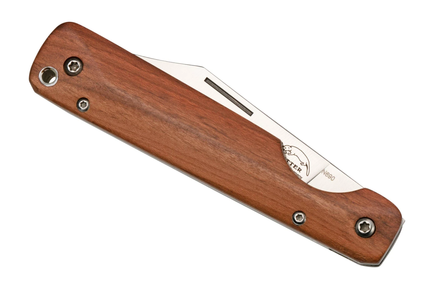 Otter Rhino 153-1PB Böhler N690, Madera De Ciruelo, Navaja 6 Otter Rhino 153-1PB Böhler N690, Madera De Ciruelo, Navaja - Imagen 4