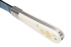 Otter Anchor Knife 173 KN M.L Large Blue Carbon, Bone, Brass Anchor, Navaja -Böker || Spyderco || Buck Ventas OR173KNML 07 otter