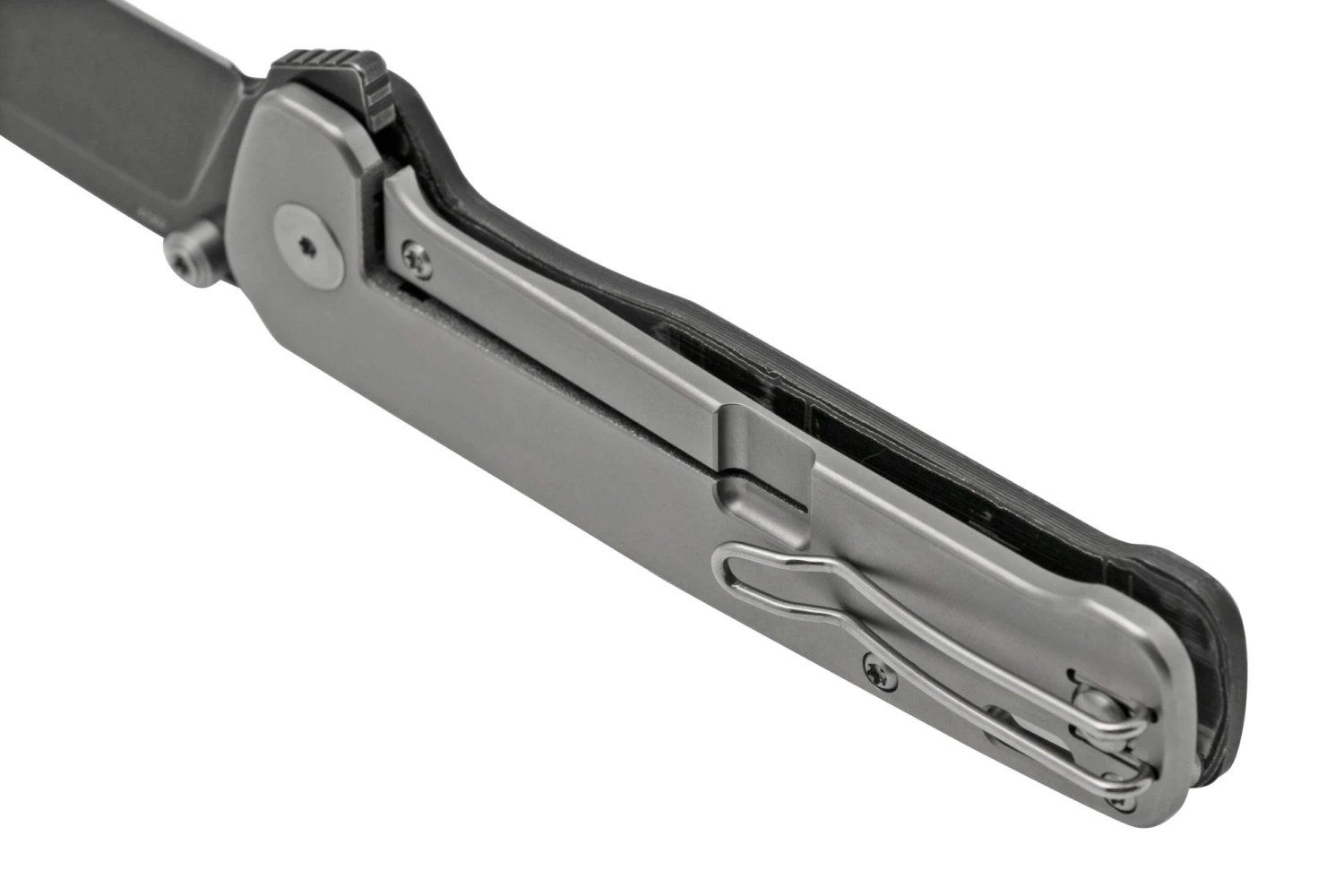 QSP Knife Penguin XL QS130XL-D2, Blackwashed 20CV, Aluminum Foil Carbon Fibre Navaja 6 QSP Knife Penguin XL QS130XL-D2, Blackwashed 20CV, Aluminum Foil Carbon Fibre Navaja - Imagen 4