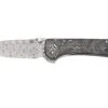 QSP Knife Hawk QS131-Q Damascus, Aluminum Foil Carbonfiber Navaja -Böker || Spyderco || Buck Ventas QS131 Q 01 qsp