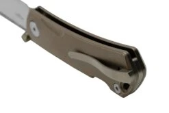 Real Steel Luna Maius Titanium Tan Bronze 7092, Navaja -Böker || Spyderco || Buck Ventas RL7092 04 realsteel