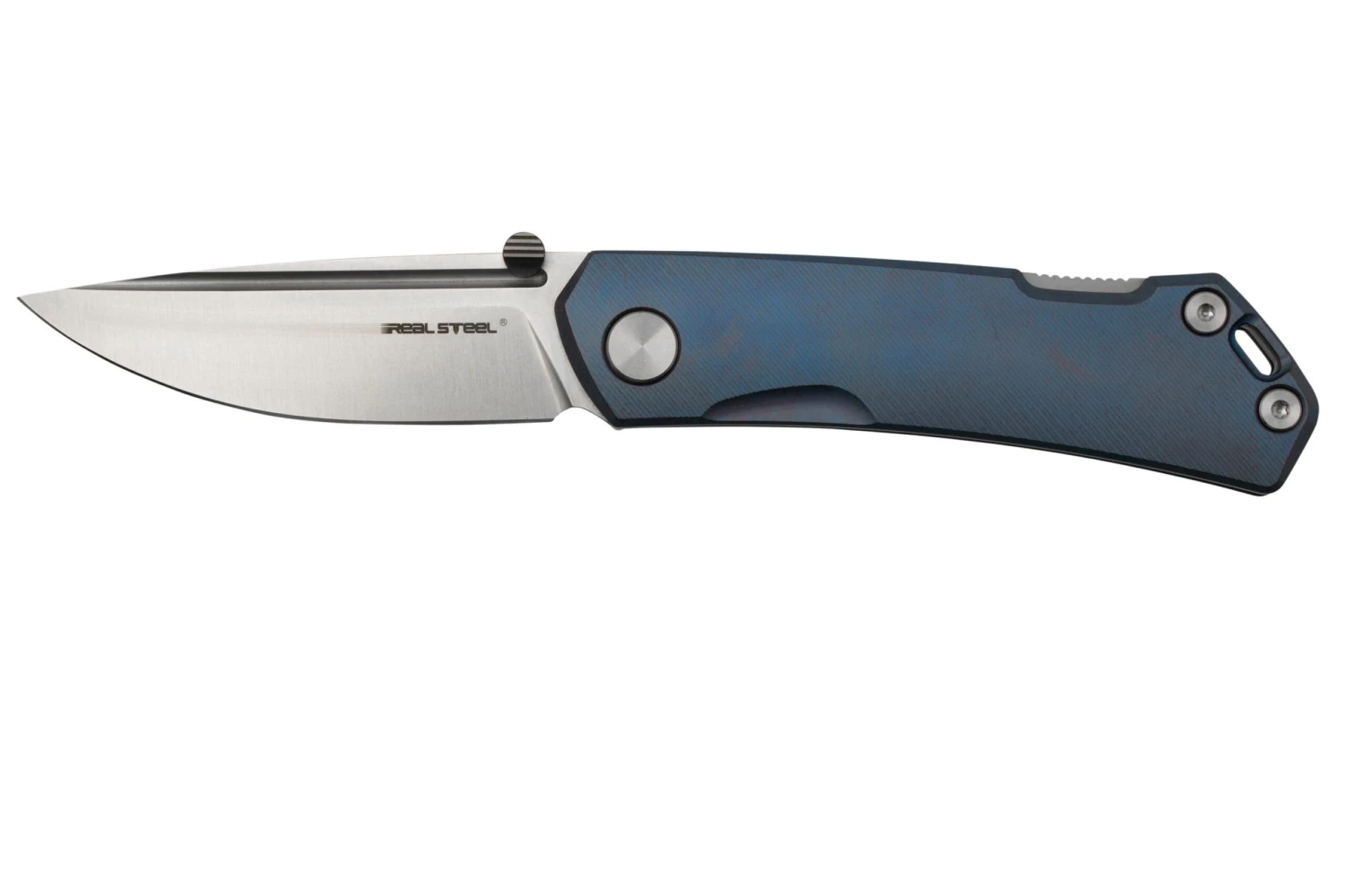 Real Steel Luna Maius, Titanium Slate Blue 7093, Navaja 3 Real Steel Luna Maius, Titanium Slate Blue 7093, Navaja