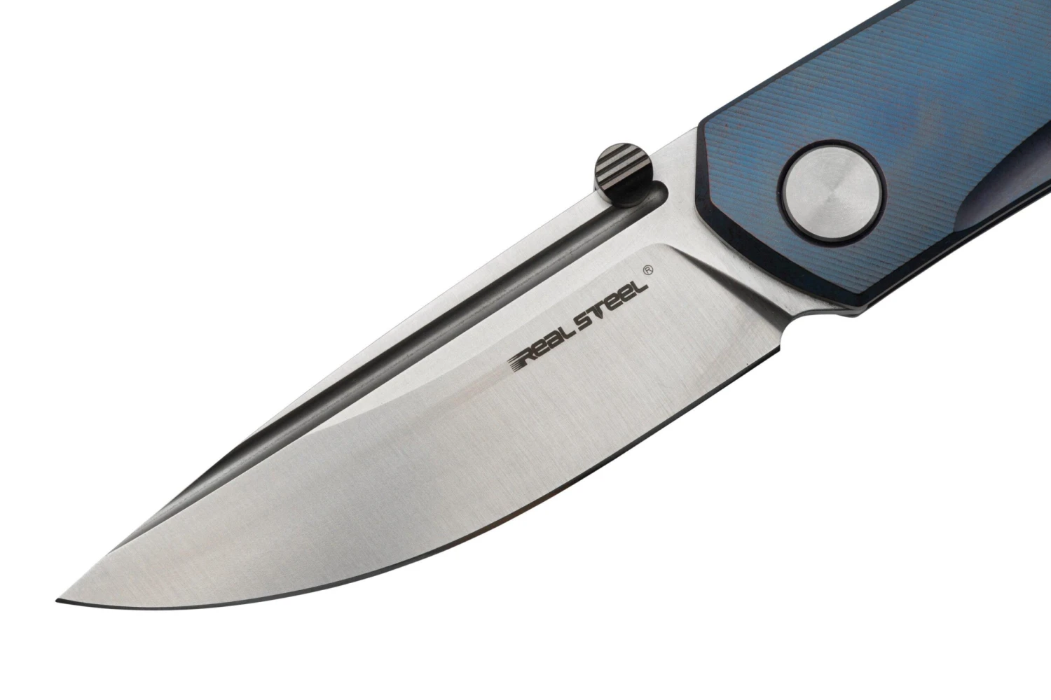 Real Steel Luna Maius, Titanium Slate Blue 7093, Navaja 5 Real Steel Luna Maius, Titanium Slate Blue 7093, Navaja - Imagen 3