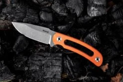 Ruike Hornet F815-J Orange Cuchillo Fijo -Böker || Spyderco || Buck Ventas RUF815 J 10 sfeerfoto
