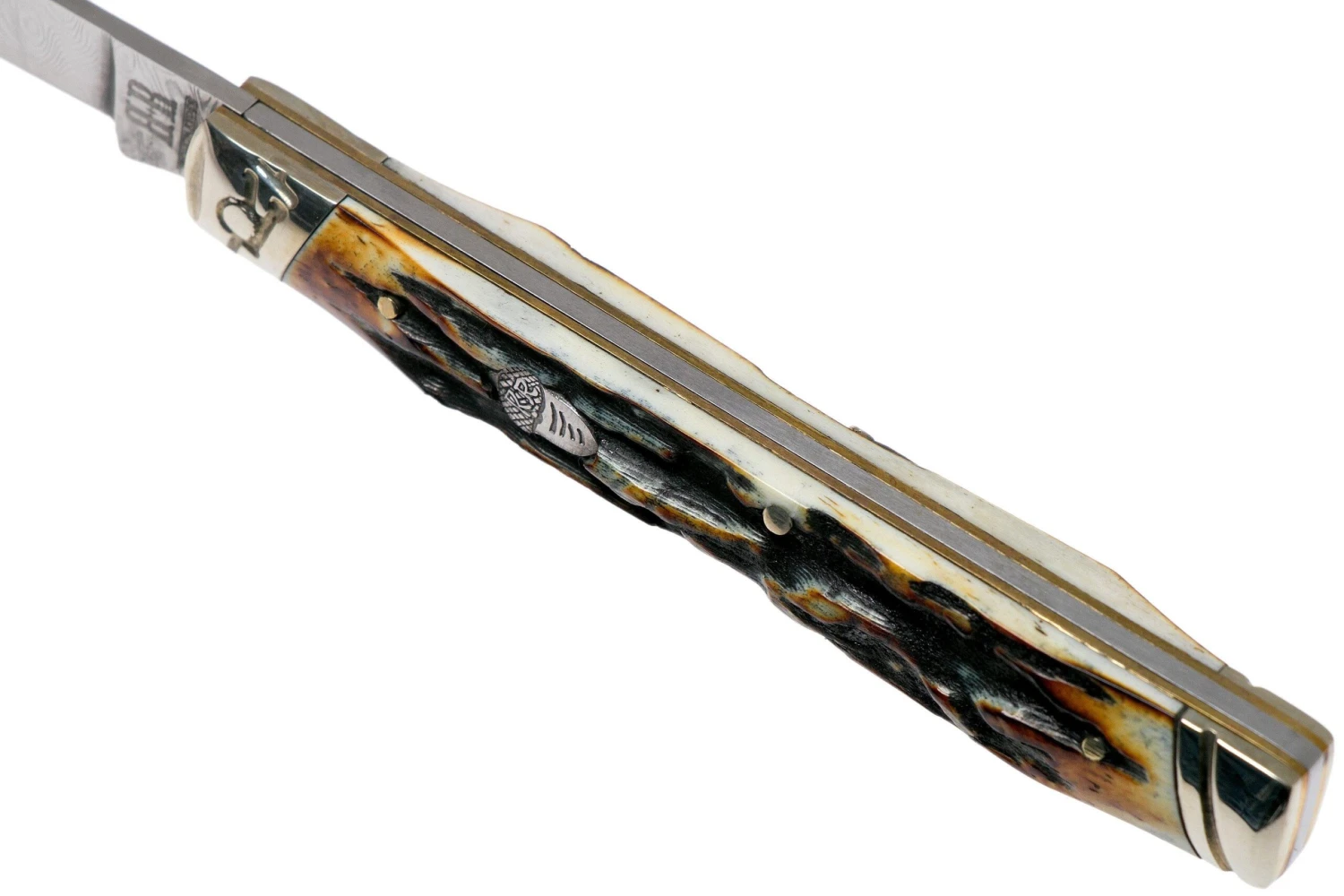 Rough Ryder Doctors Knife Cinnamon Stag RR2158 Damascus Navaja Slipjoint 9 Rough Ryder Doctors Knife Cinnamon Stag RR2158 Damascus Navaja Slipjoint - Imagen 7