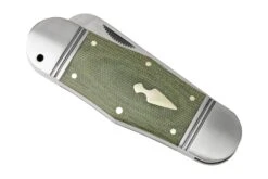 Rough Ryder Reserve Hippo Toe OD Green Micarta, RRR015 Navaja Slipjoint -Böker || Spyderco || Buck Ventas RYR015 06 roughryder