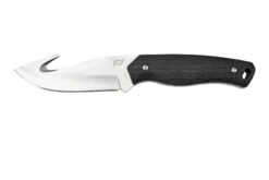 Schrade Exertion Gut Hook Knife 1159308, Cuchillo Fijo Negro
