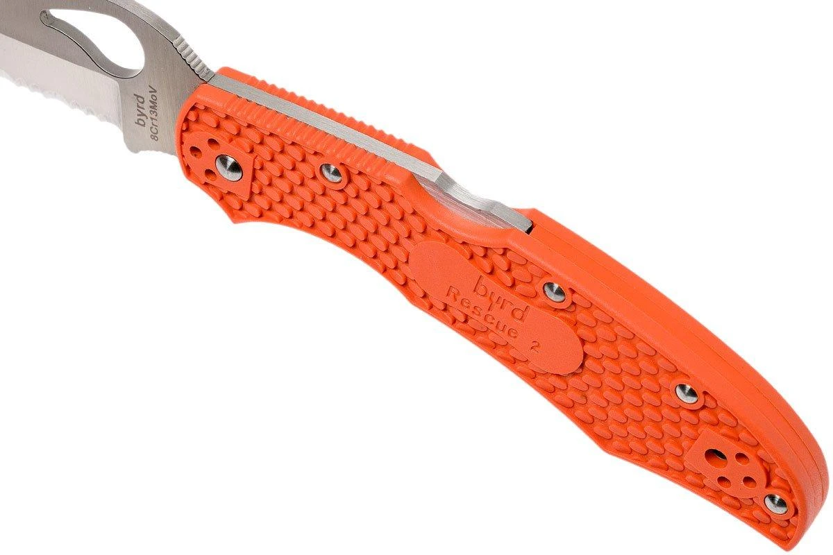 Spyderco Byrd Rescue 2 BY17SOR2 Cuchillo De Rescate 9 Spyderco Byrd Rescue 2 BY17SOR2 Cuchillo De Rescate - Imagen 7