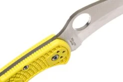 Spyderco Tasman Salt 2 C106PYL2 Plain Edge Navaja, Amarillo -Böker || Spyderco || Buck Ventas SPC106PYL2 06 spyderco spc106pyl2 06