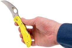 Spyderco Tasman Salt 2 C106PYL2 Plain Edge Navaja, Amarillo -Böker || Spyderco || Buck Ventas SPC106PYL2 08 spyderco spc106pyl2 08