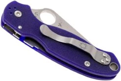 Spyderco Para 3 Dark Blue C223GPDBL S110V Navaja -Böker || Spyderco || Buck Ventas SPC223GPDBL 04 spyderco spc223gpdbl 04