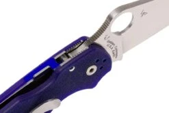Spyderco Para 3 Dark Blue C223GPDBL S110V Navaja -Böker || Spyderco || Buck Ventas SPC223GPDBL 06 spyderco spc223gpdbl 06