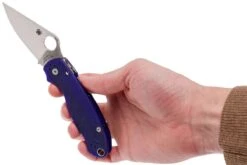 Spyderco Para 3 Dark Blue C223GPDBL S110V Navaja -Böker || Spyderco || Buck Ventas SPC223GPDBL 08 spyderco spc223gpdbl 08