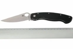 Spyderco- C36 Military Plain Edge -Böker || Spyderco || Buck Ventas SPC36 05 spyderco military plain edge spc36gpe d5