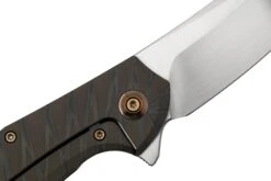 WE Knife Merata, WE22008A-3 Limited Edition, Tiger Stripe Flamed Titanium CPM 20CV Navaja 12 WE Knife Merata, WE22008A-3 Limited Edition, Tiger Stripe Flamed Titanium CPM 20CV Navaja -Böker || Spyderco || Buck Ventas WKWE22008A 3 05 weknife