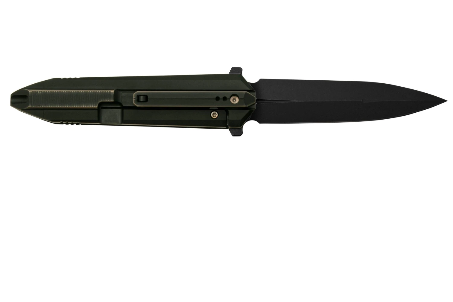 WE Knife Diatomic WE22032-1 Bronze Black Titanium, Blackwashed Single Edge Navaja 4 WE Knife Diatomic WE22032-1 Bronze Black Titanium, Blackwashed Single Edge Navaja - Imagen 2