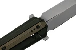 WE Knife Diatomic WE22032-3 Black Titanium Bronze Accents, Bead Blasted Single Edge Navaja -Böker || Spyderco || Buck Ventas WKWE22032 3 05 weknife